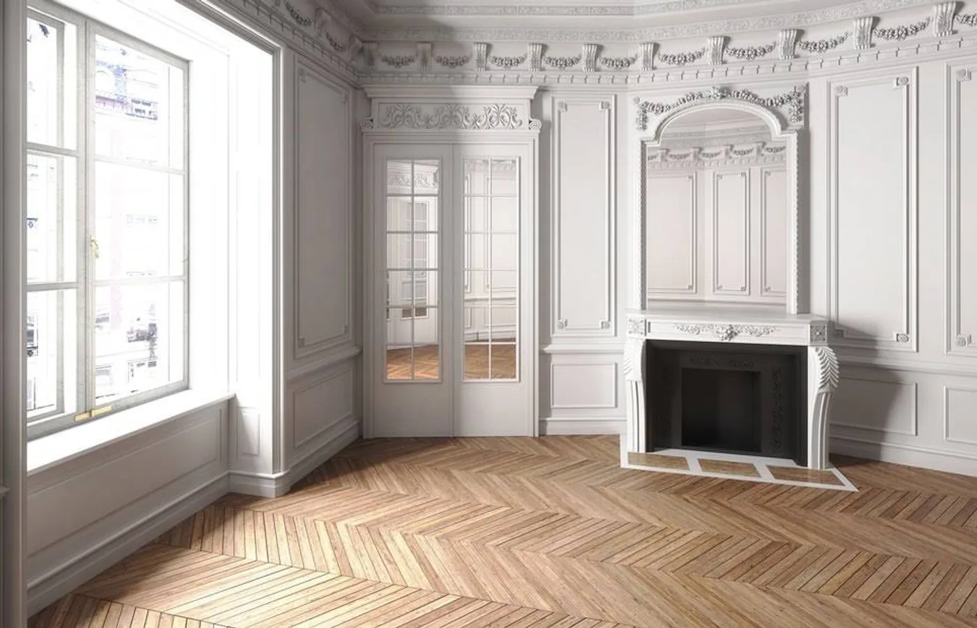 Équipe AZ BAT Construction sur un projet de rénovation intérieure — visualisation réaliste